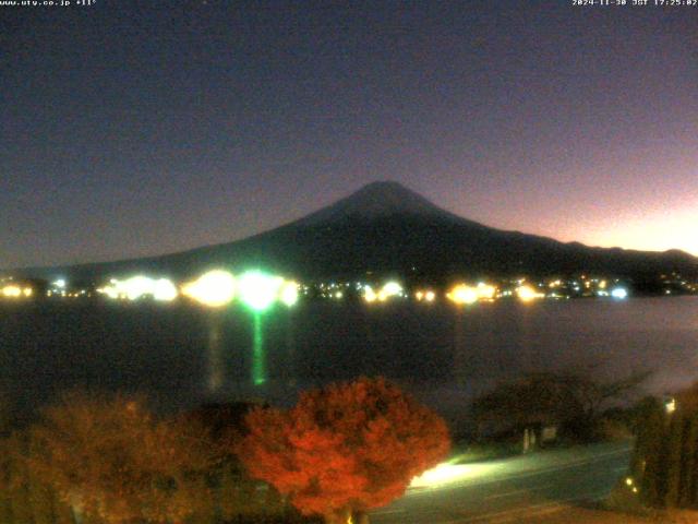 河口湖からの富士山