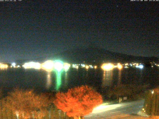 河口湖からの富士山