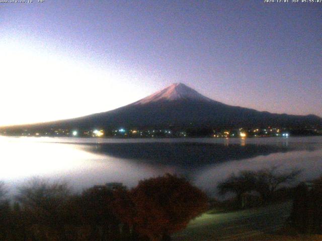 河口湖からの富士山