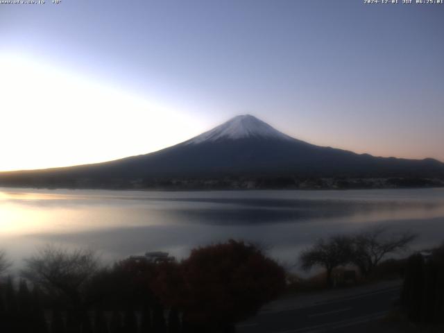 河口湖からの富士山