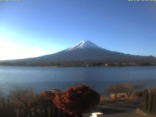 河口湖からの富士山