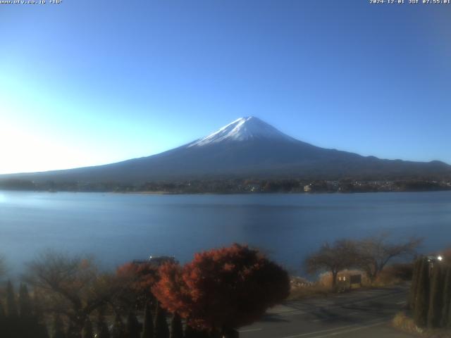 河口湖からの富士山