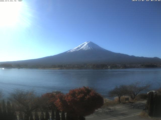 河口湖からの富士山