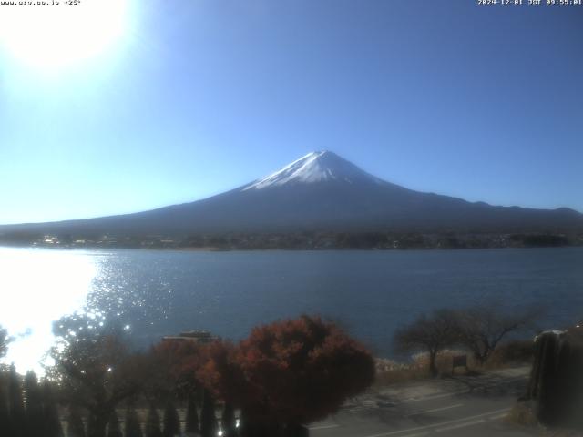 河口湖からの富士山