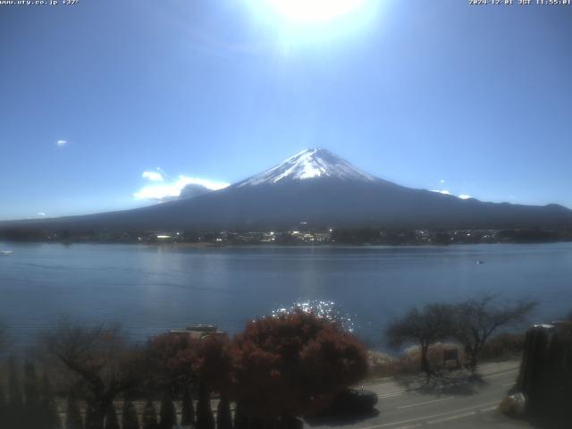 河口湖からの富士山