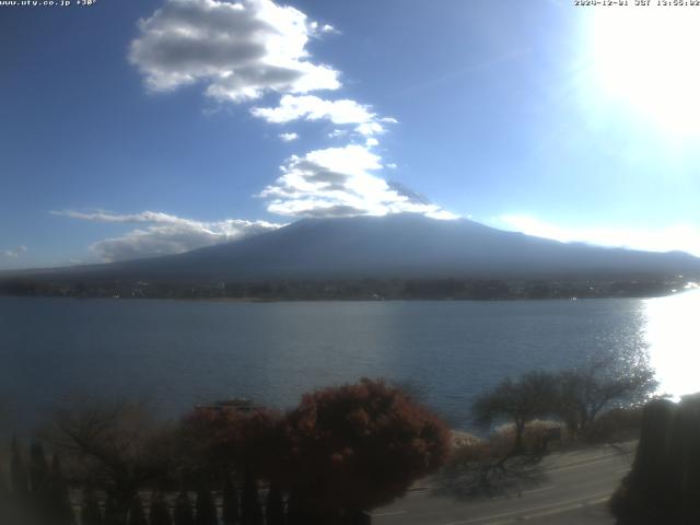 河口湖からの富士山