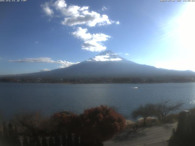 河口湖からの富士山