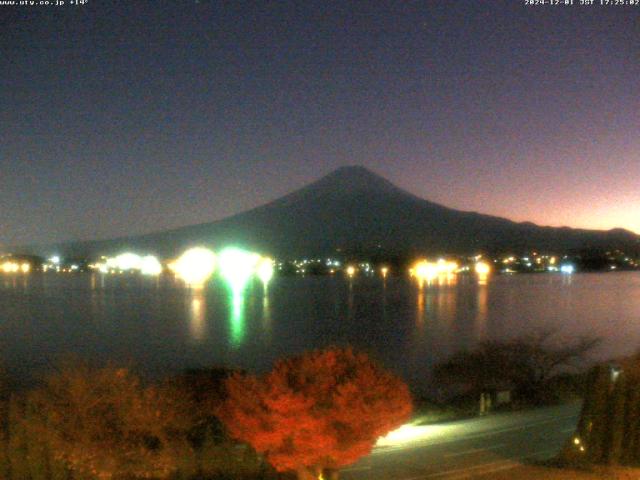 河口湖からの富士山