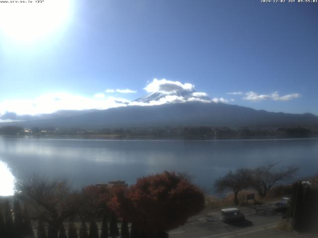 河口湖からの富士山