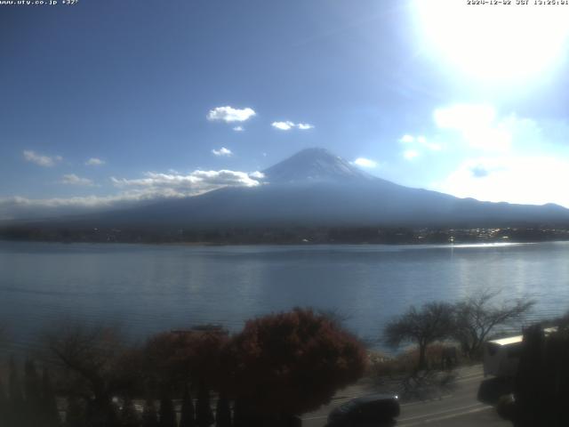 河口湖からの富士山