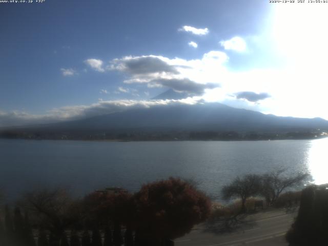 河口湖からの富士山