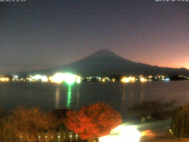 河口湖からの富士山