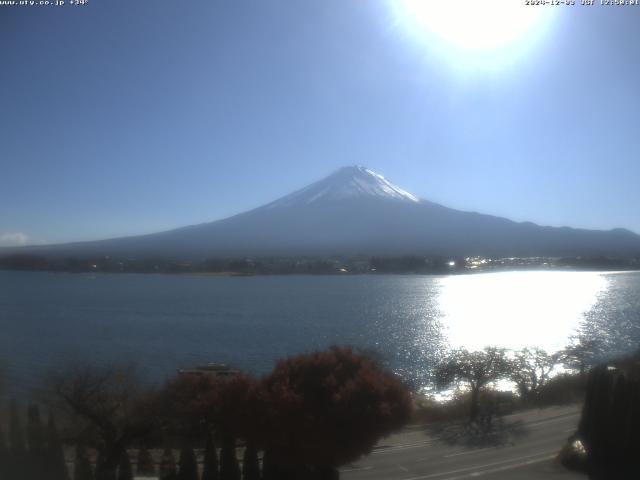 河口湖からの富士山