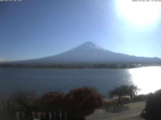 河口湖からの富士山