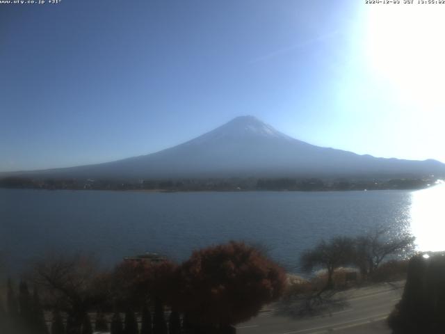 河口湖からの富士山