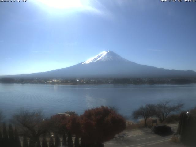 河口湖からの富士山