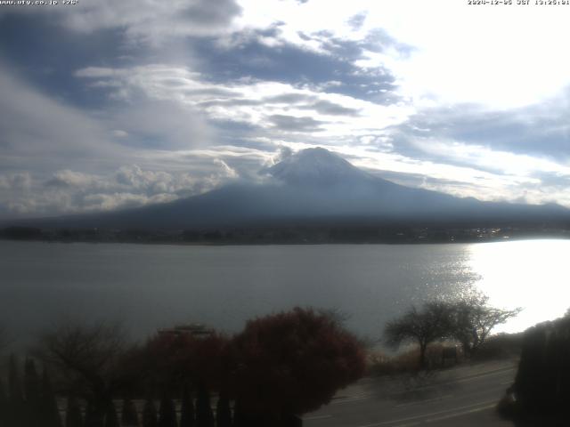 河口湖からの富士山