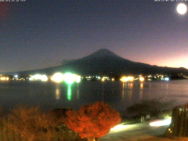 河口湖からの富士山