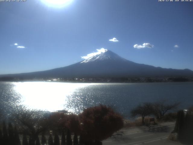 河口湖からの富士山