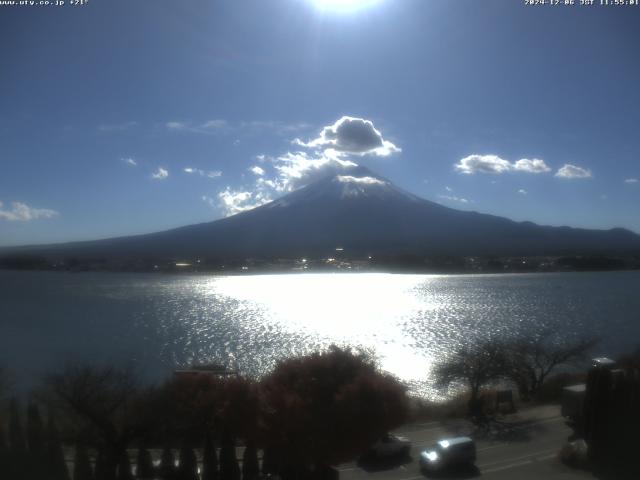 河口湖からの富士山