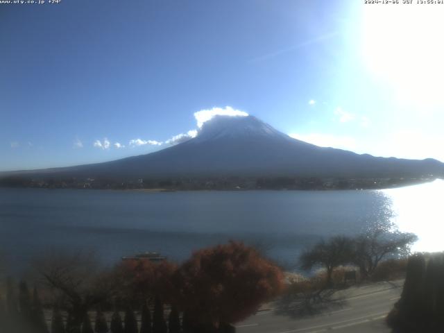 河口湖からの富士山