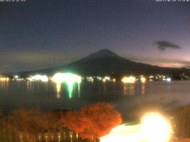 河口湖からの富士山