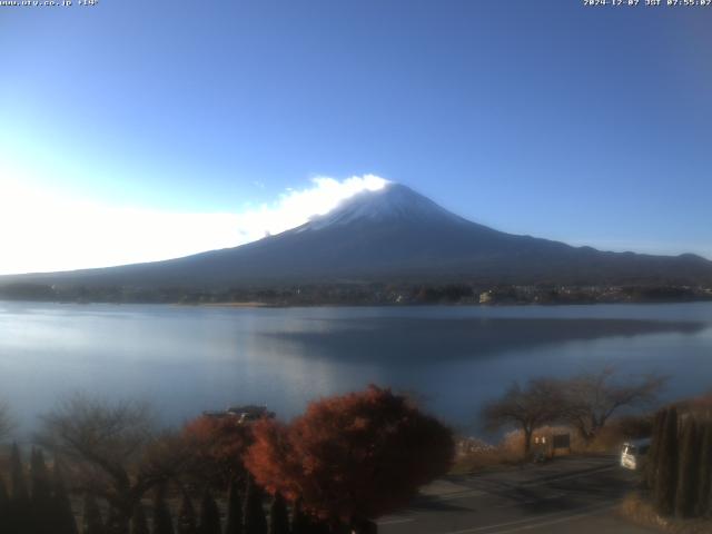 河口湖からの富士山