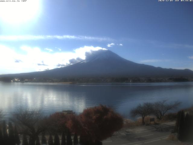 河口湖からの富士山