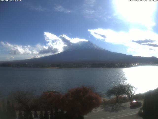 河口湖からの富士山