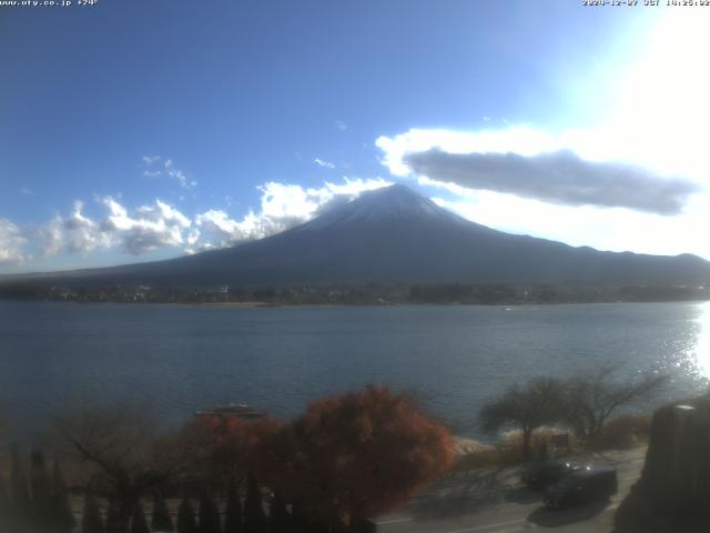 河口湖からの富士山