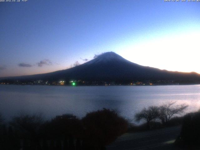 河口湖からの富士山