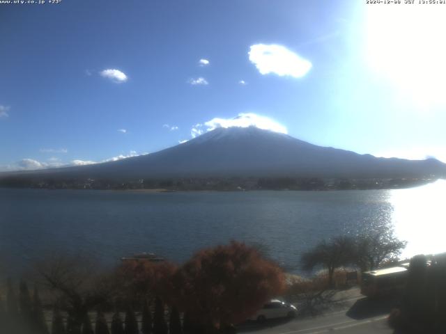 河口湖からの富士山