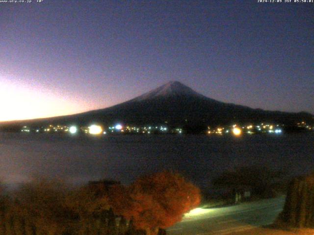 河口湖からの富士山