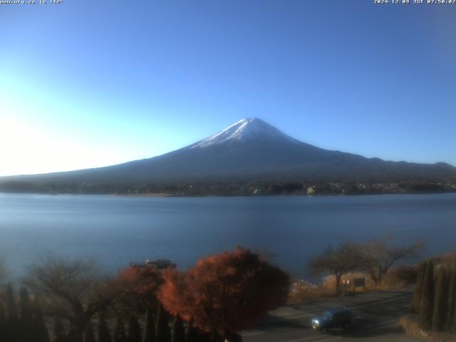 河口湖からの富士山