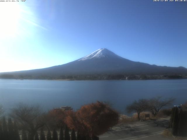 河口湖からの富士山