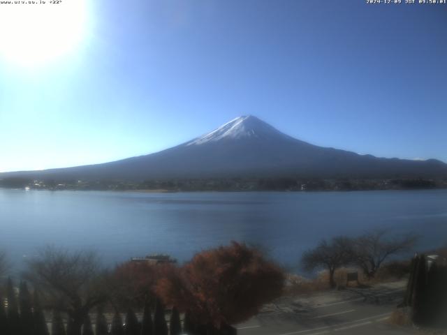 河口湖からの富士山