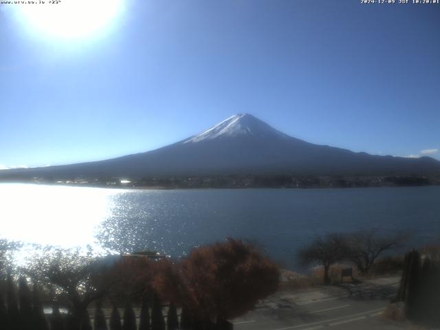 河口湖からの富士山