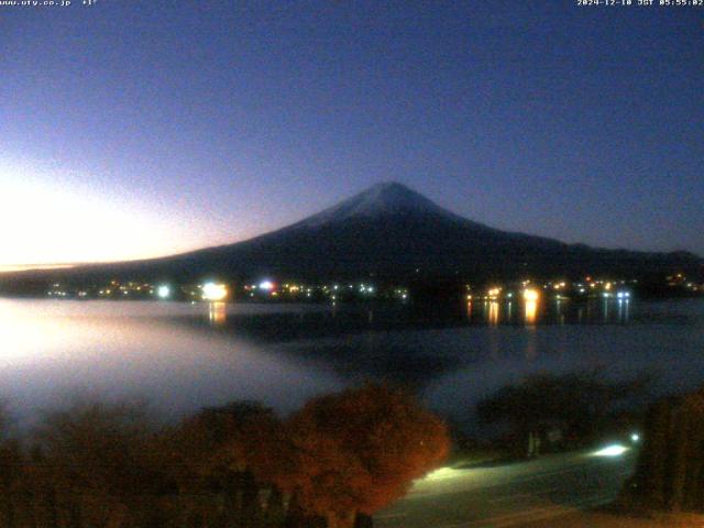 河口湖からの富士山