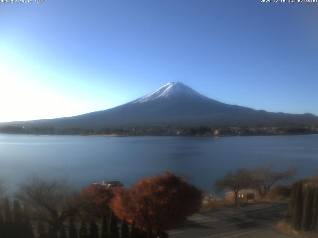 河口湖からの富士山