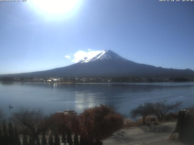 河口湖からの富士山