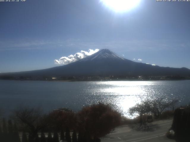 河口湖からの富士山