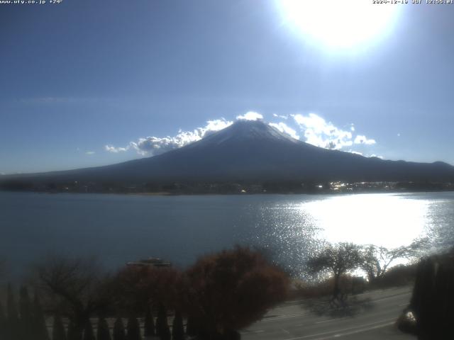 河口湖からの富士山