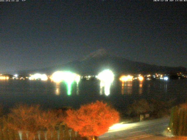 河口湖からの富士山