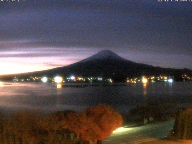 河口湖からの富士山