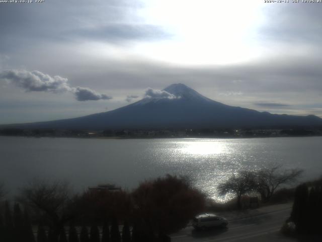 河口湖からの富士山