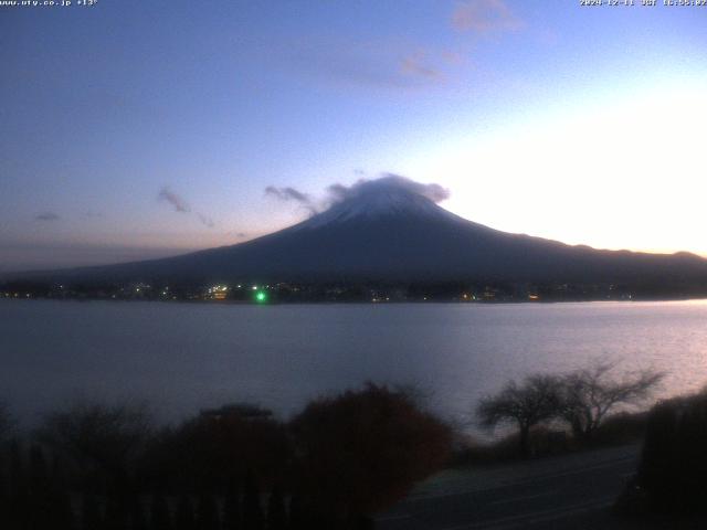 河口湖からの富士山