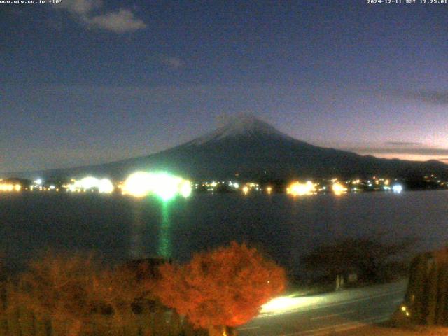 河口湖からの富士山