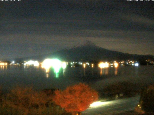 河口湖からの富士山