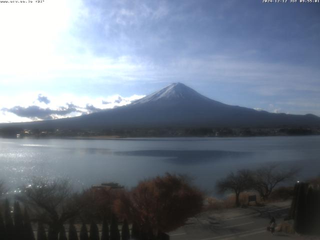 河口湖からの富士山