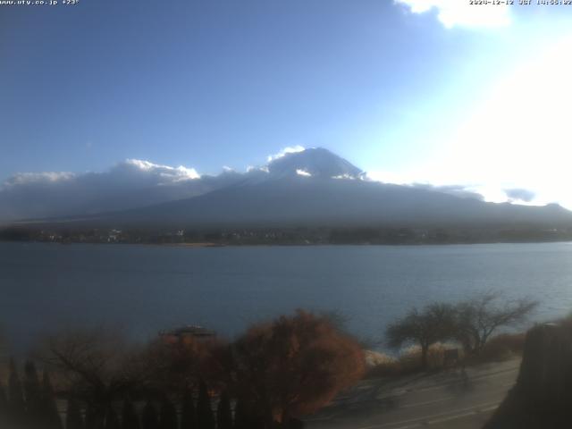 河口湖からの富士山